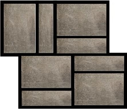 Gris Mod.Muretto 3d 30x30